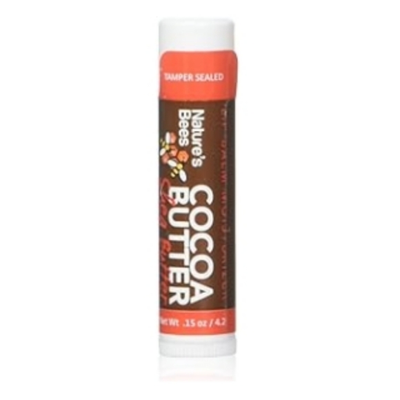 Nature’s Bees Other - Nature's Bees Cocoa Butter Flavor Lip Balms Moisturizer 0.15 oz. Shea Butter